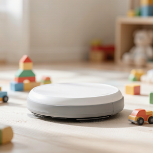 Quiet night-time cleaning robot
