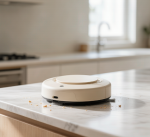 Laser-navigated cleaning robot