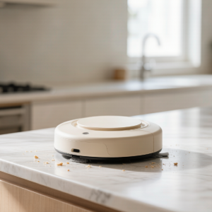 Laser-navigated cleaning robot