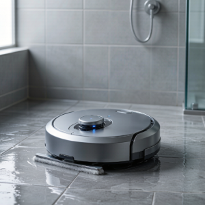 Robot vacuum with extra-large dust bin