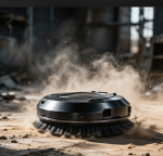 Smart humidity-sensing mopping robot